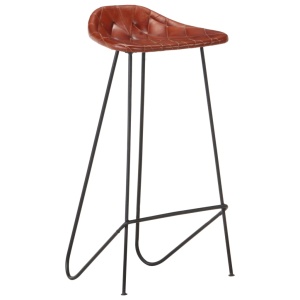 Set mobilier bar 7 piese lemn masiv sheesham &amp; piele naturală - Img 10