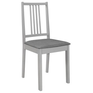 Set mobilier de bucătărie, 5 piese, gri, MDF - Img 7
