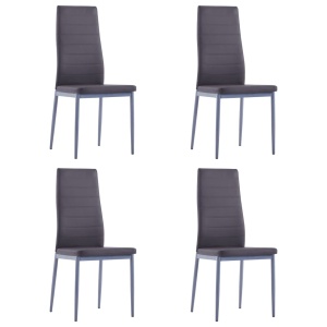 Set mobilier de bucătărie, 5 piese, gri - Img 5