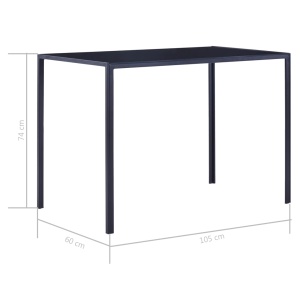 Set mobilier de bucătărie, 5 piese, maro - Img 11