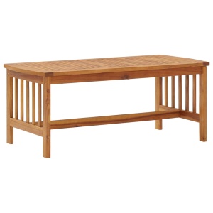 Set mobilier de grădină, 2 piese, lemn masiv de acacia - Img 8