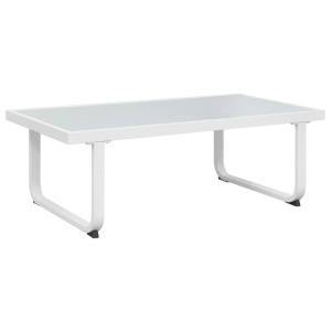 Set mobilier de grădină cu perne, 4 piese, negru, aluminiu - Img 4