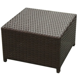 Set mobilier de grădină cu perne, 8 piese, maro, poliratan - Img 7
