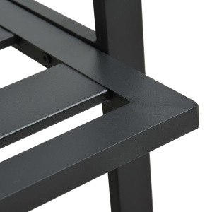 Set mobilier grădină cu perne 5 piese gri inchis aluminiu - Img 11