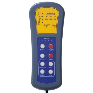Șezlong de masaj, gri, piele artificială - Img 10