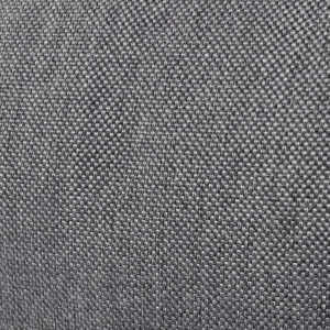 Șezlong de podea pliabil, gri, material textil - Img 2