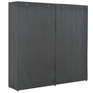 Șifonier, gri, 173 x 40 x 170 cm, material textil - Img 4