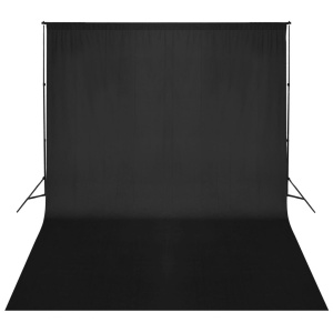 Sistem de suport fundal, 500 x 300 cm, negru