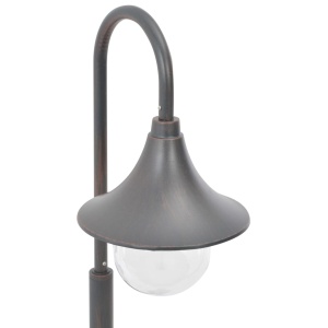 Stâlp de iluminat pentru grădină, bronz, 120 cm, aluminiu, E27 - Img 4