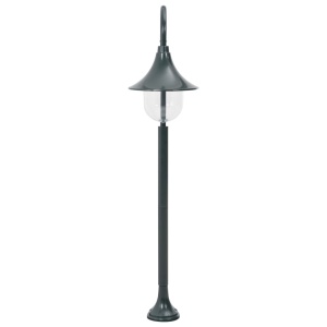 Stâlp iluminat grădină, verde inchis, 120 cm, aluminiu, E27 - Img 3