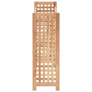 Stativ vinuri pentru 25 de sticle 63x25x73cm lemn masiv nuc - Img 4