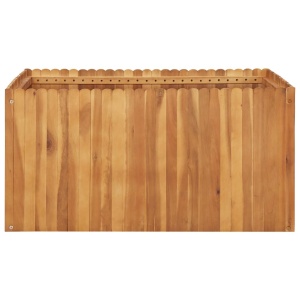 Strat inălțat de grădină, 100x100x50 cm, lemn masiv de acacia - Img 2