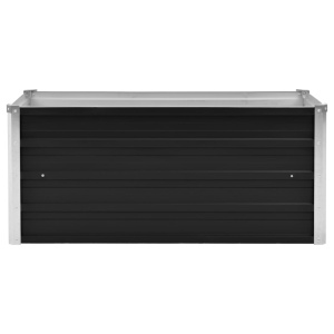 Strat inălțat de grădină antracit 100x40x45 cm oțel galvanizat - Img 4