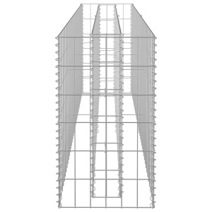 Strat inălțat gabion, 180 x 30 x 60 cm, oțel galvanizat - Img 7