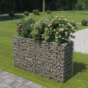 Strat inălțat gabion, 180 x 50 x 100 cm, oțel galvanizat