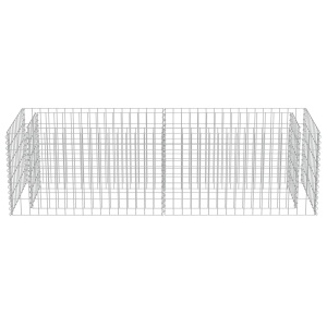 Strat inălțat gabion, 180 x 50 x 50 cm, oțel galvanizat - Img 8