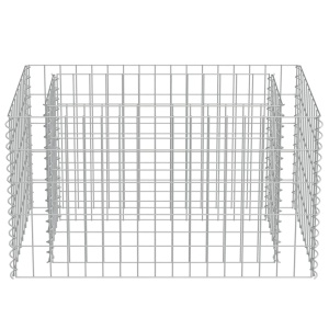 Strat inălțat gabion, 90 x 50 x 50 cm, oțel galvanizat - Img 8
