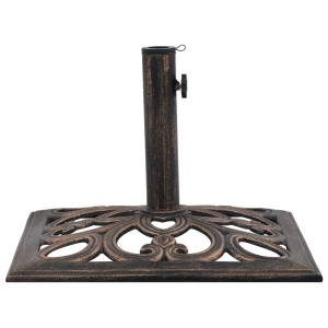 Suport de umbrelă, bronz, 12 kg, fontă, 49 cm - Img 3