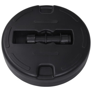 Suport de umbrelă, negru, 24 L, umplere cu nisip/apă - Img 4
