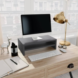 Suport monitor, gri, 42 x 24 x 13 cm, PAL