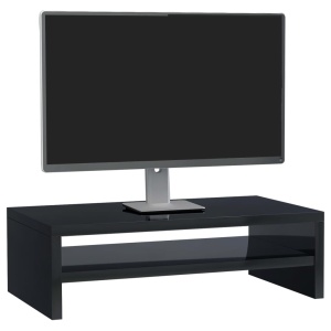 Suport monitor, negru extralucios, 42 x 24 x 13 cm, PAL - Img 3