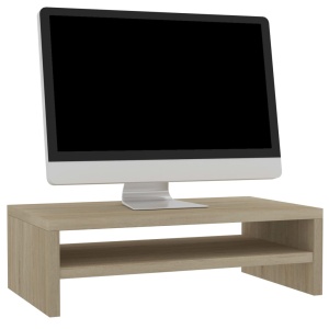 Suport monitor, stejar Sonoma, 42 x 24 x 13 cm, PAL - Img 3