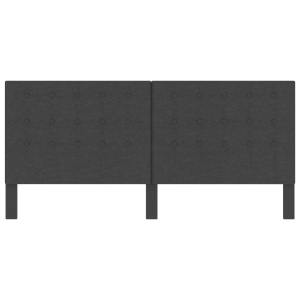 Tăblie capitonată, gri inchis, 200 x 200 cm, material textil - Img 4