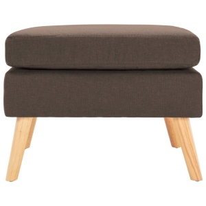 Taburet, maro, material textil - Img 2