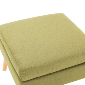 Taburet, verde, material textil - Img 3