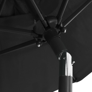 Umbrelă de soare, antracit, 200 x 211 cm, aluminiu - Img 7