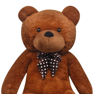 Ursuleț de pluș moale de jucărie XXL, maro, 85 cm - Img 4