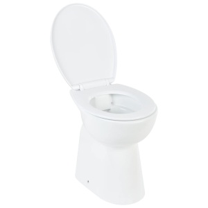 Vas WC fără ramă, inchidere silențioasă, + 7 cm, alb, ceramică - Img 2