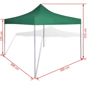 41467 Green Foldable Tent 3 x 3 m - Img 9