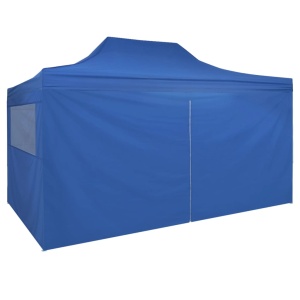 42512 Foldable Tent Pop-Up with 4 Side Walls 3x4,5 m Blue - Img 8
