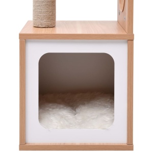 Ansamblu pentru pisici, covoraș din funie de sisal, 60 cm - Img 6