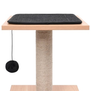 Ansamblu pentru pisici, covoraș din funie de sisal, 62 cm - Img 7