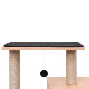 Ansamblu pentru pisici, covoraș din funie de sisal, 82 cm - Img 7