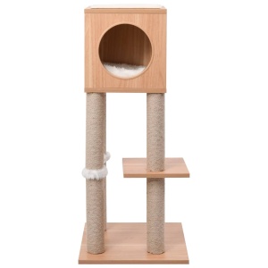 Ansamblu pentru pisici, covoraș din funie de sisal, 90 cm - Img 4