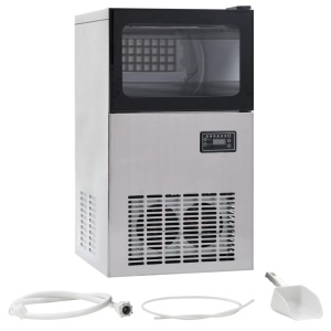 Aparat de făcut cuburi de gheață, negru, 420 W, 45 kg / 24 h