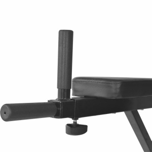 Aparat exerciții triceps și abdomen, montare pe perete, negru - Img 7