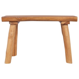 Bancă de grădină, 80 cm, lemn masiv de tec - Img 2