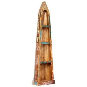 Bibliotecă, 50 x 40 x 180 cm, lemn masiv reciclat - Img 10