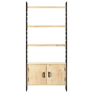 Bibliotecă cu 4 niveluri 80x30x180 cm lemn masiv de mango - Img 3