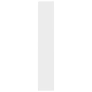 Bibliotecă cu 4 rafturi, alb, 60 x 24 x 142 cm, PAL - Img 7