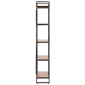 Bibliotecă cu 5 rafturi, 60 x 30 x 180 cm, lemn masiv de acacia - Img 3
