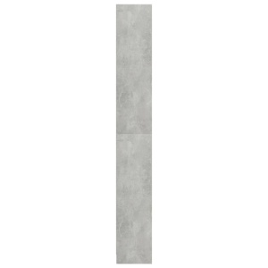 Bibliotecă cu 5 rafturi, gri beton, 80 x 24 x 175 cm, PAL - Img 7