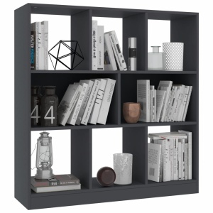 Bibliotecă, gri, 97,5 x 29,5 x 100 cm, PAL - Img 3