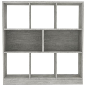 Bibliotecă, gri beton, 97,5 x 29,5 x 100 cm, PAL - Img 4
