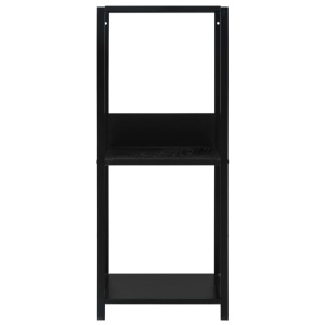 Bibliotecă mică, negru, 33,5 x 39,6 x 79,7 cm, PAL - Img 3