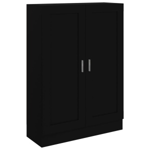 Bibliotecă, negru, 82,5 x 30,5 x 115 cm, PAL - Img 2